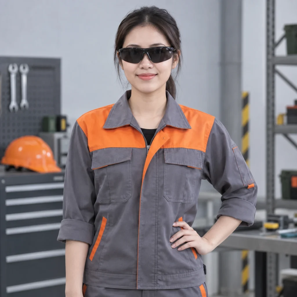 Kính bảo hộ kính chống xước màu đen chống bụi