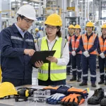 Quản lý an toàn hướng dẫn cấp phát thiết bị bảo hộ cho nhân viên nhà máy