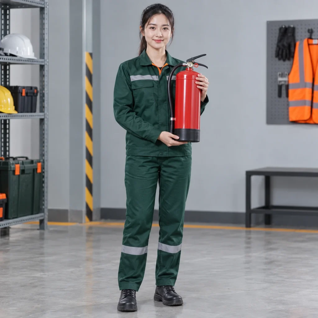 Bình chữa cháy hợp kim chịu áp màu đỏ phối đen thiết kế gọn