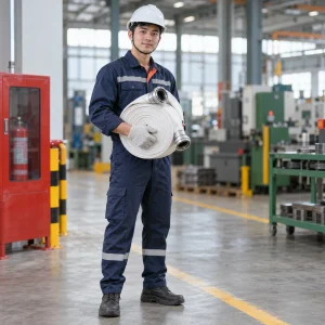 Thiết bị PCCC cao su chịu nhiệt màu trắng thiết kế gọn