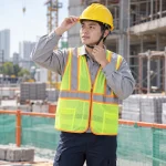 Mũ bảo hộ quai cài composite nhẹ màu vàng núm vặn điều chỉnh