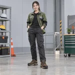 Giày bảo hộ thể thao da bò mềm màu nâu mũi composite