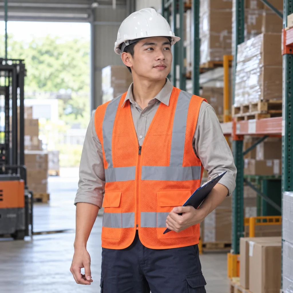 Mũ bảo hộ công trường nhựa kỹ thuật chịu lực màu trắng núm vặn điều chỉnh