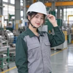 Mũ bảo hộ quai cài nhựa kỹ thuật chịu lực màu trắng núm vặn điều chỉnh