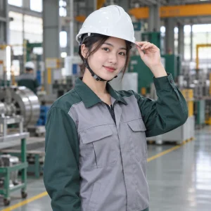 Mũ bảo hộ quai cài nhựa kỹ thuật chịu lực màu trắng núm vặn điều chỉnh